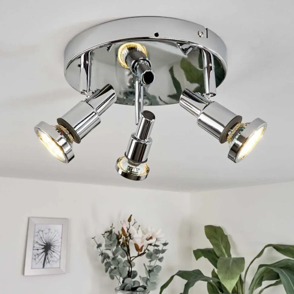 Plafonnier Morges Chrome, 3 Lumieres