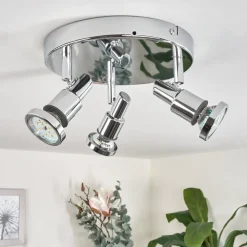 Plafonnier Morges Chrome, 3 Lumieres