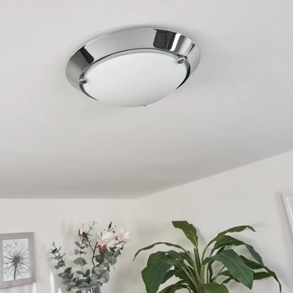 Plafonnier Morges Chrome, 1 Lumiere