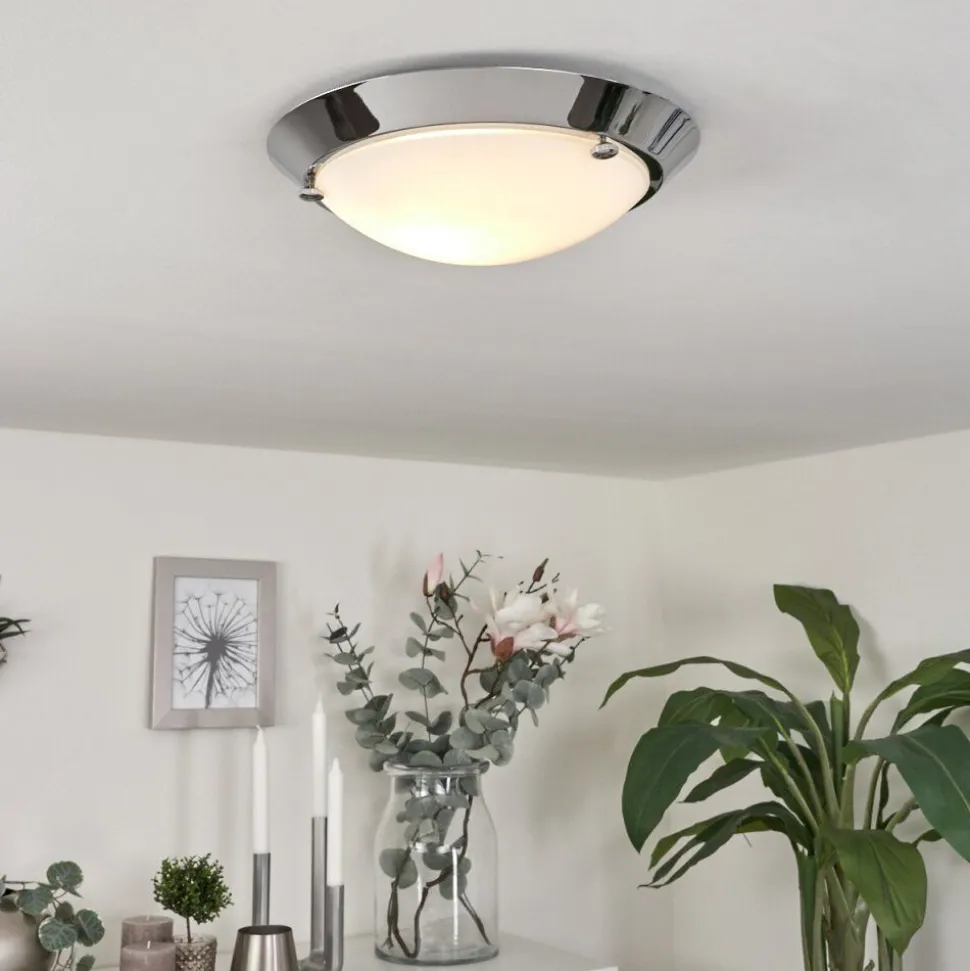 Plafonnier Morges Chrome, 1 Lumiere