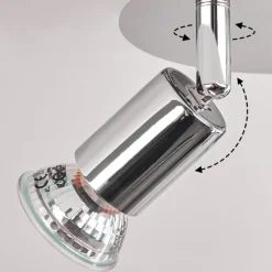 Plafonnier Morges Led Chrome, 3 Lumieres