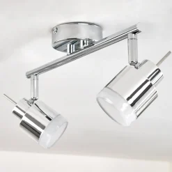 Plafonnier Morges Led Chrome, 2 Lumieres