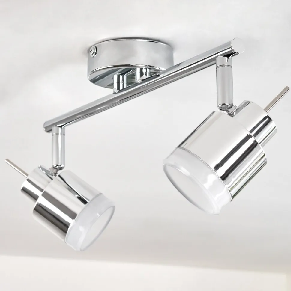 Plafonnier Morges Led Chrome, 2 Lumieres