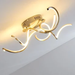 Plafonnier Moskau Led Nickel Mat, 1 Lumiere