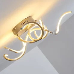 Plafonnier Moskau Led Nickel Mat, 1 Lumiere