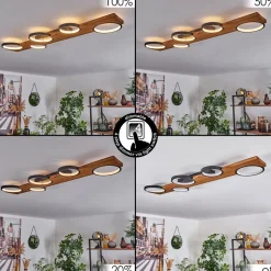 Plafonnier Musac Led Ecru, 1 Lumiere