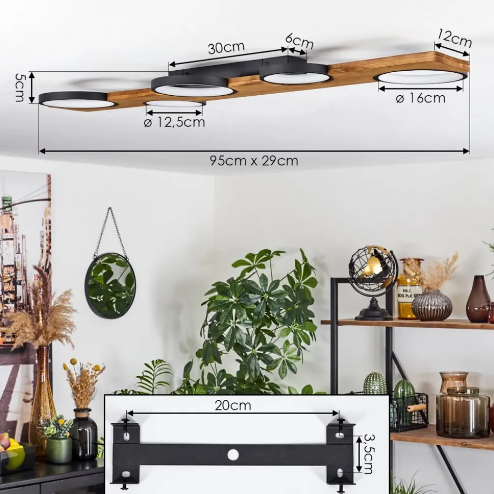 Plafonnier Musac Led Ecru, 1 Lumiere