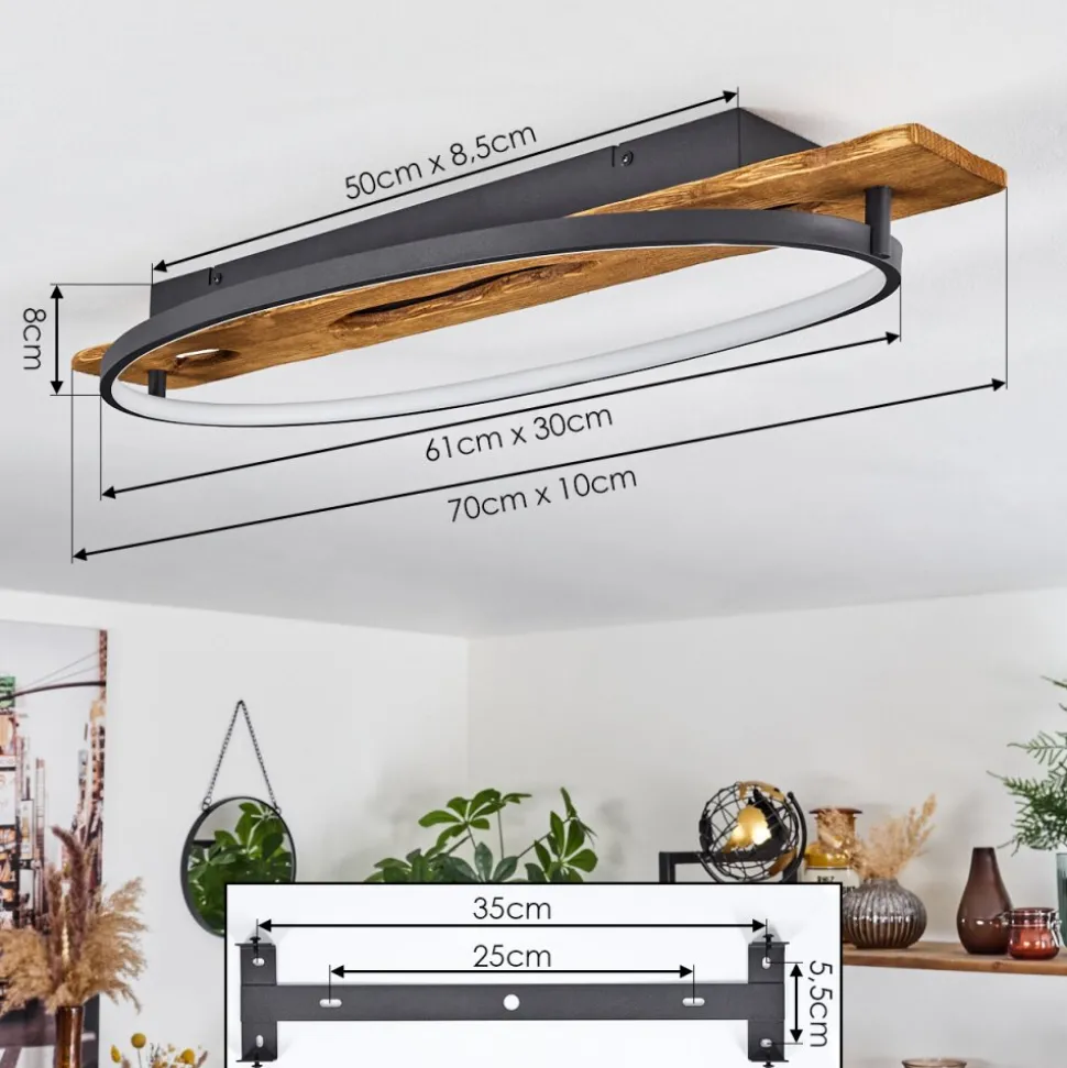 Plafonnier Nevogilde Led Ecru, 1 Lumiere