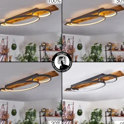 Plafonnier Nevogilde Led Ecru, 1 Lumiere