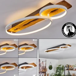 Plafonnier Nevogilde Led Ecru, 1 Lumiere