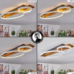 Plafonnier Nevogilde Led Ecru, 1 Lumiere
