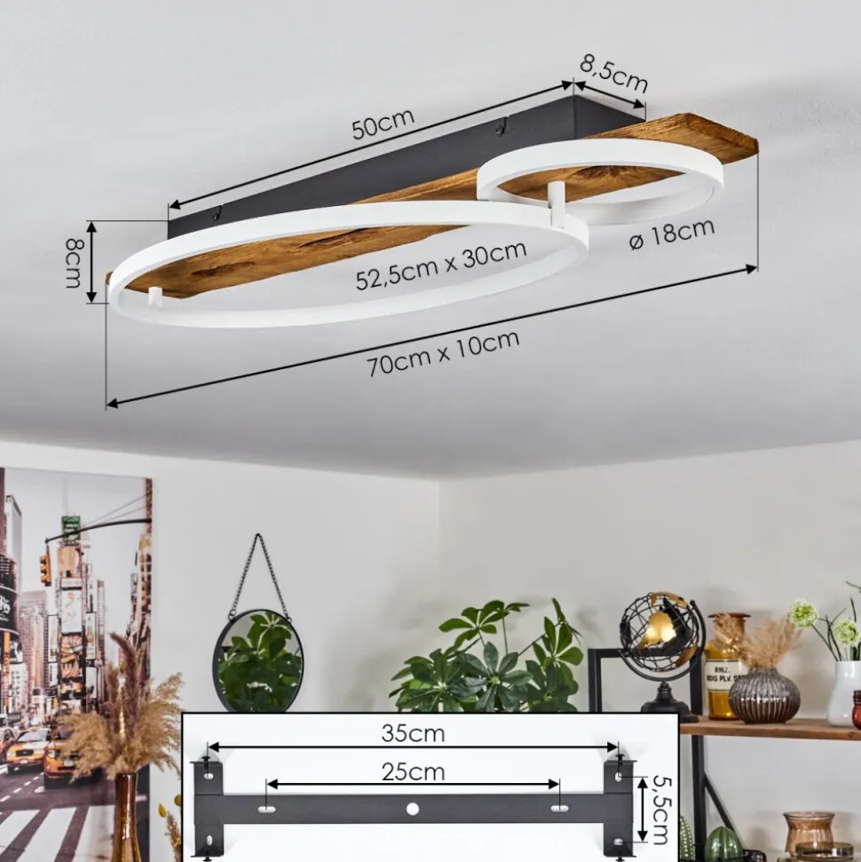 Plafonnier Nevogilde Led Ecru, 1 Lumiere