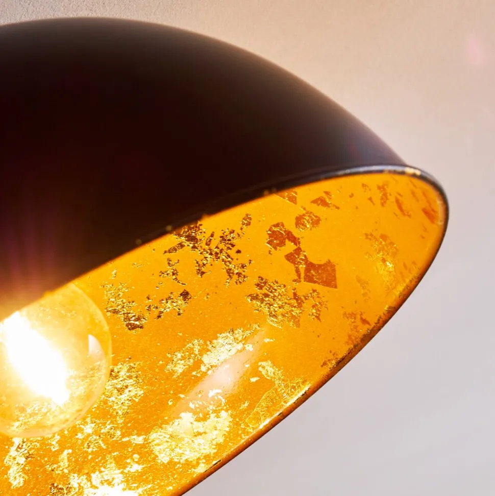 Plafonnier Nome Noir, 1 Lumiere