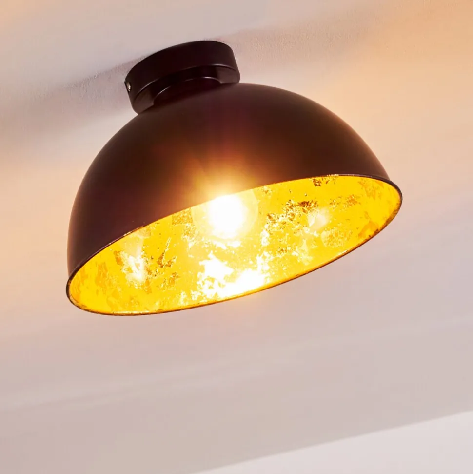 Plafonnier Nome Noir, 1 Lumiere