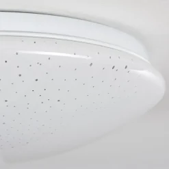 Plafonnier Norton Star Led Blanc, 1 Lumiere, Telecommandes, Changeur De Couleurs
