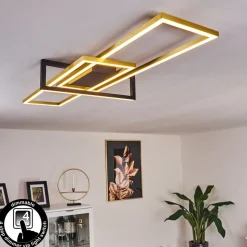Plafonnier Omega Led Noir, 1 Lumiere