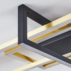 Plafonnier Omega Led Noir, 1 Lumiere