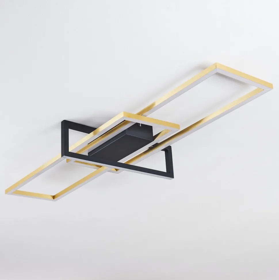 Plafonnier Omega Led Noir, 1 Lumiere