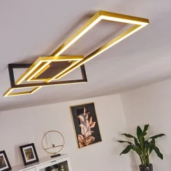 Plafonnier Omega Led Noir, 1 Lumiere