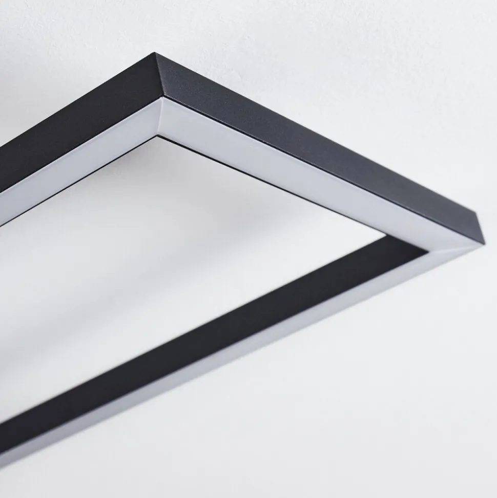 Plafonnier Omega Led Noir, 1 Lumiere