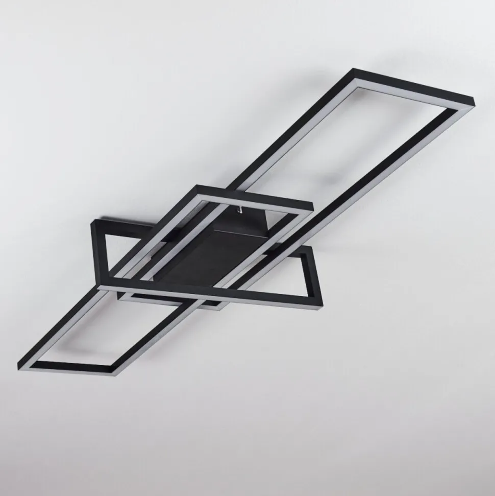 Plafonnier Omega Led Noir, 1 Lumiere