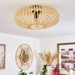 Plafonnier Oravi Bois Clair, 1 Lumiere