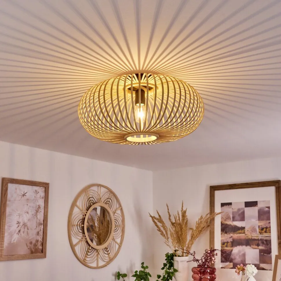 Plafonnier Oravi Bois Clair, 1 Lumiere