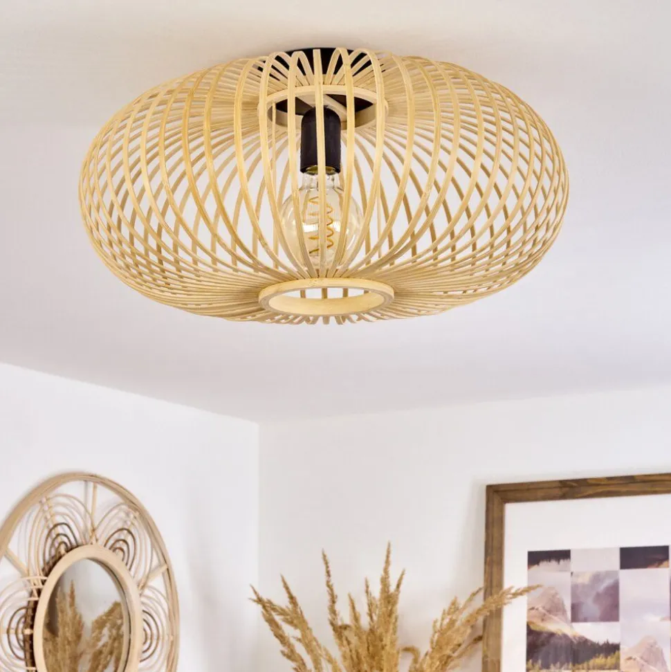 Plafonnier Oravi Bois Clair, 1 Lumiere
