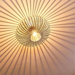 Plafonnier Oravi Gris, Argente, 1 Lumiere