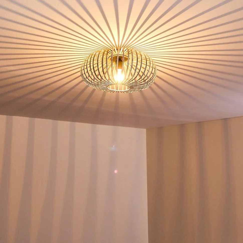 Plafonnier Oravi Gris, Argente, 1 Lumiere
