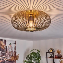 Plafonnier Oravi Vieux Laiton, 1 Lumiere