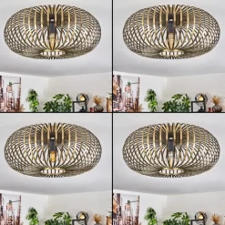 Plafonnier Oravi Vieux Laiton, 1 Lumiere