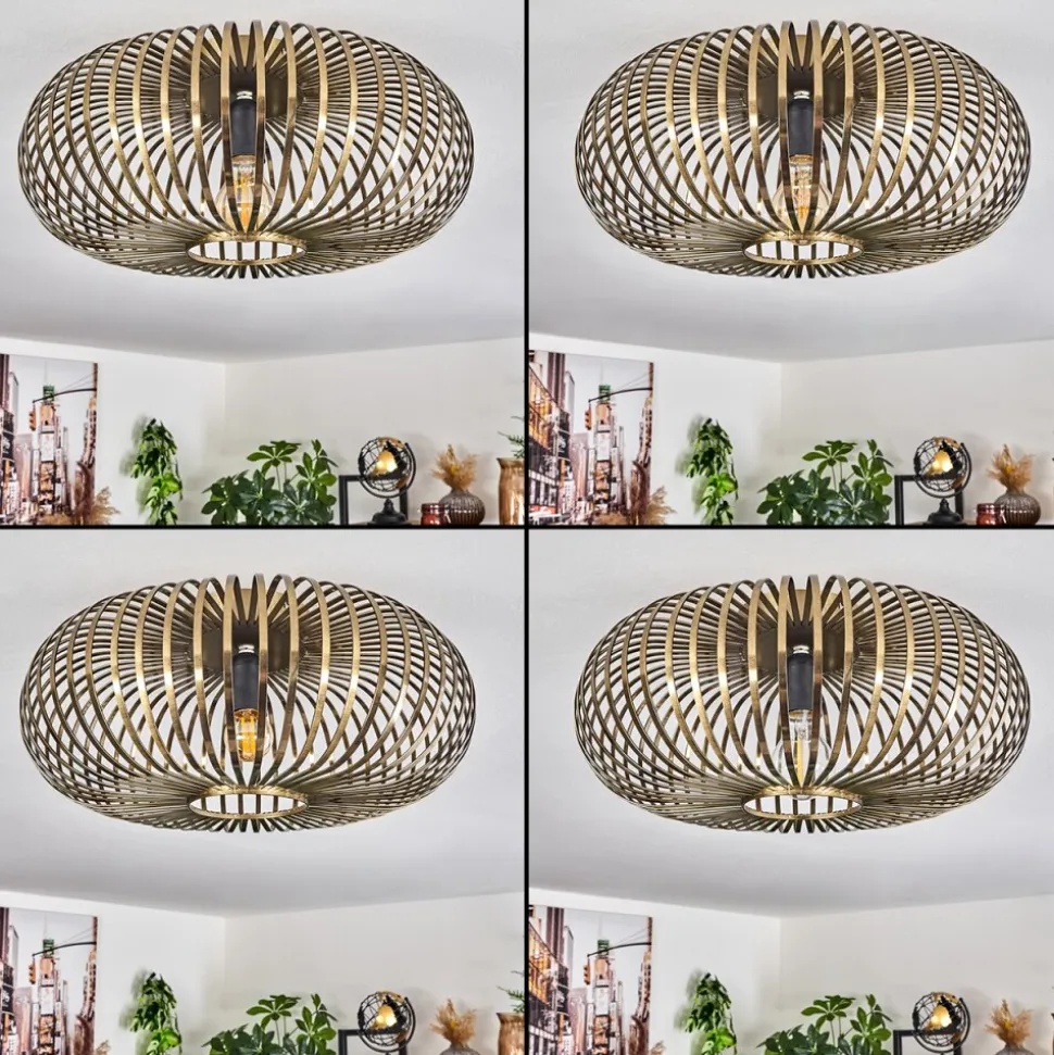 Plafonnier Oravi Vieux Laiton, 1 Lumiere