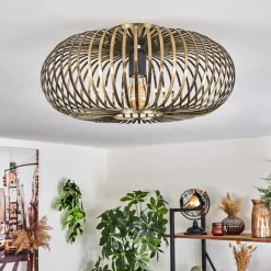 Plafonnier Oravi Vieux Laiton, 1 Lumiere