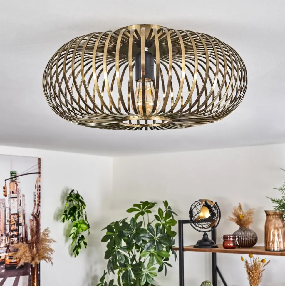 Plafonnier Oravi Vieux Laiton, 1 Lumiere