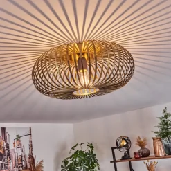 Plafonnier Oravi Vieux Laiton, 1 Lumiere