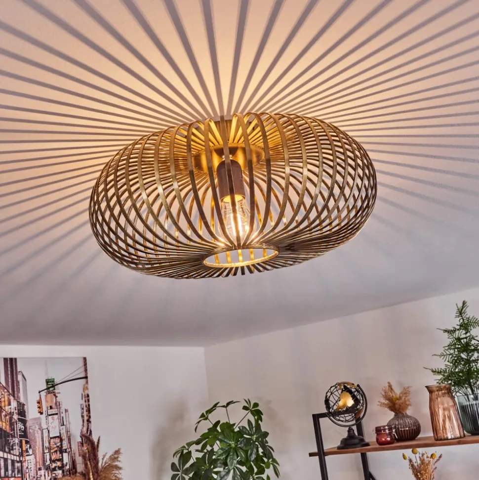 Plafonnier Oravi Vieux Laiton, 1 Lumiere