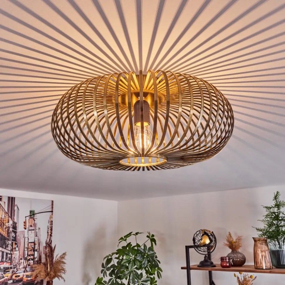 Plafonnier Oravi Vieux Laiton, 1 Lumiere