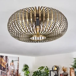 Plafonnier Oravi Vieux Laiton, 1 Lumiere