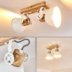 Plafonnier Orny Blanc, 2 Lumieres