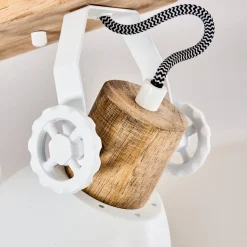 Plafonnier Orny Blanc, 2 Lumieres