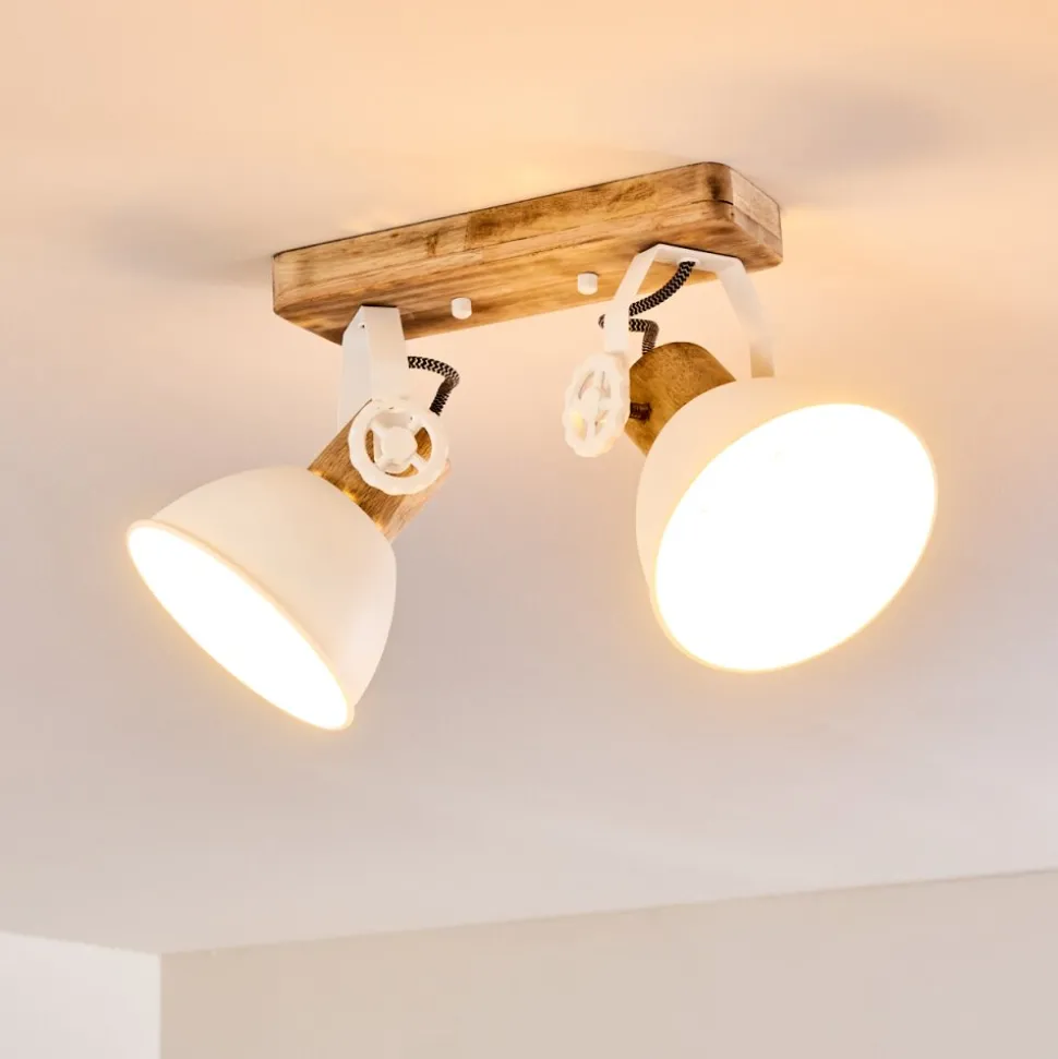 Plafonnier Orny Blanc, 2 Lumieres