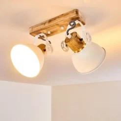 Plafonnier Orny Blanc, 2 Lumieres