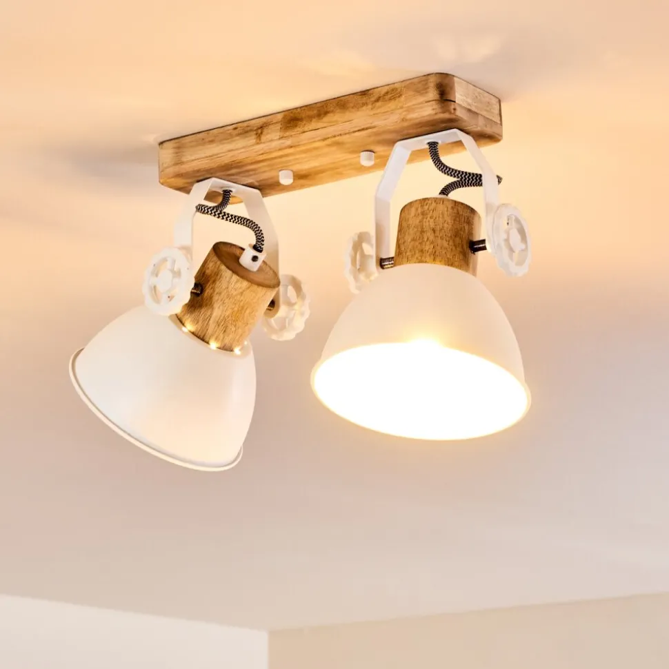 Plafonnier Orny Blanc, 2 Lumieres