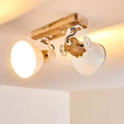 Plafonnier Orny Blanc, 2 Lumieres