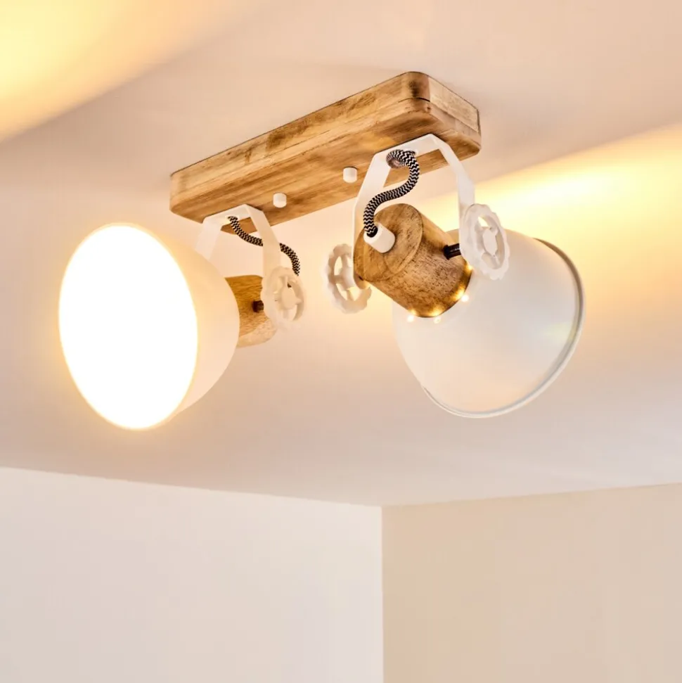 Plafonnier Orny Blanc, 2 Lumieres