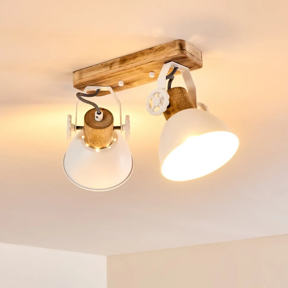 Plafonnier Orny Blanc, 2 Lumieres