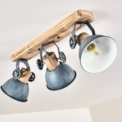Plafonnier Orny Bois Clair, 3 Lumieres