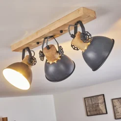 Plafonnier Orny Bois Clair, 3 Lumieres