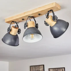 Plafonnier Orny Bois Clair, 3 Lumieres